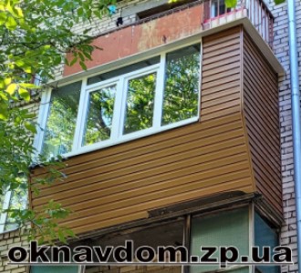 Ð-подÑбний балкон Ñз ÑозваÑÐºÐ¾Ñ Ð¿Ñд пÑдвÑÐºÐ¾Ð½Ð½Ñ Ð±Ð°ÐºÐ»Ð¾Ð½ под клÑÑ Ð² запоÑожÑе